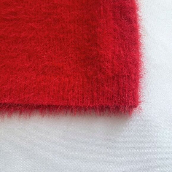 L'ACADEMIE RED FUZZY WINTER DRESS - XS - Picture 8 of 10